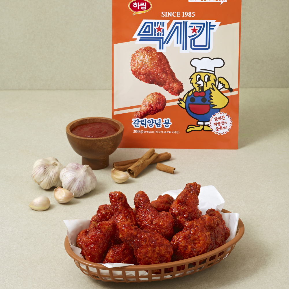맥시칸 갈릭양념 순살치킨 2개 + 봉 1개 (총3봉) : 하림퍼스트키친