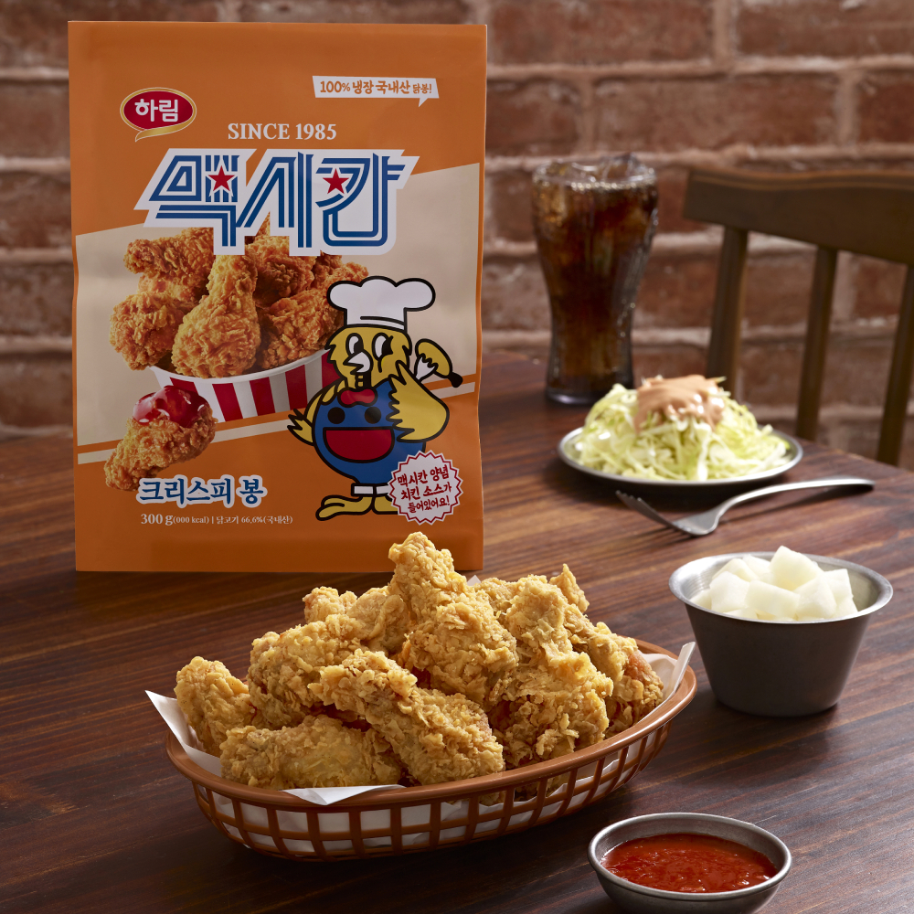 맥시칸 순살 치킨 4봉 (크리스피, 핫크리스피, 허니버터, 갈릭양념) : 하림퍼스트키친