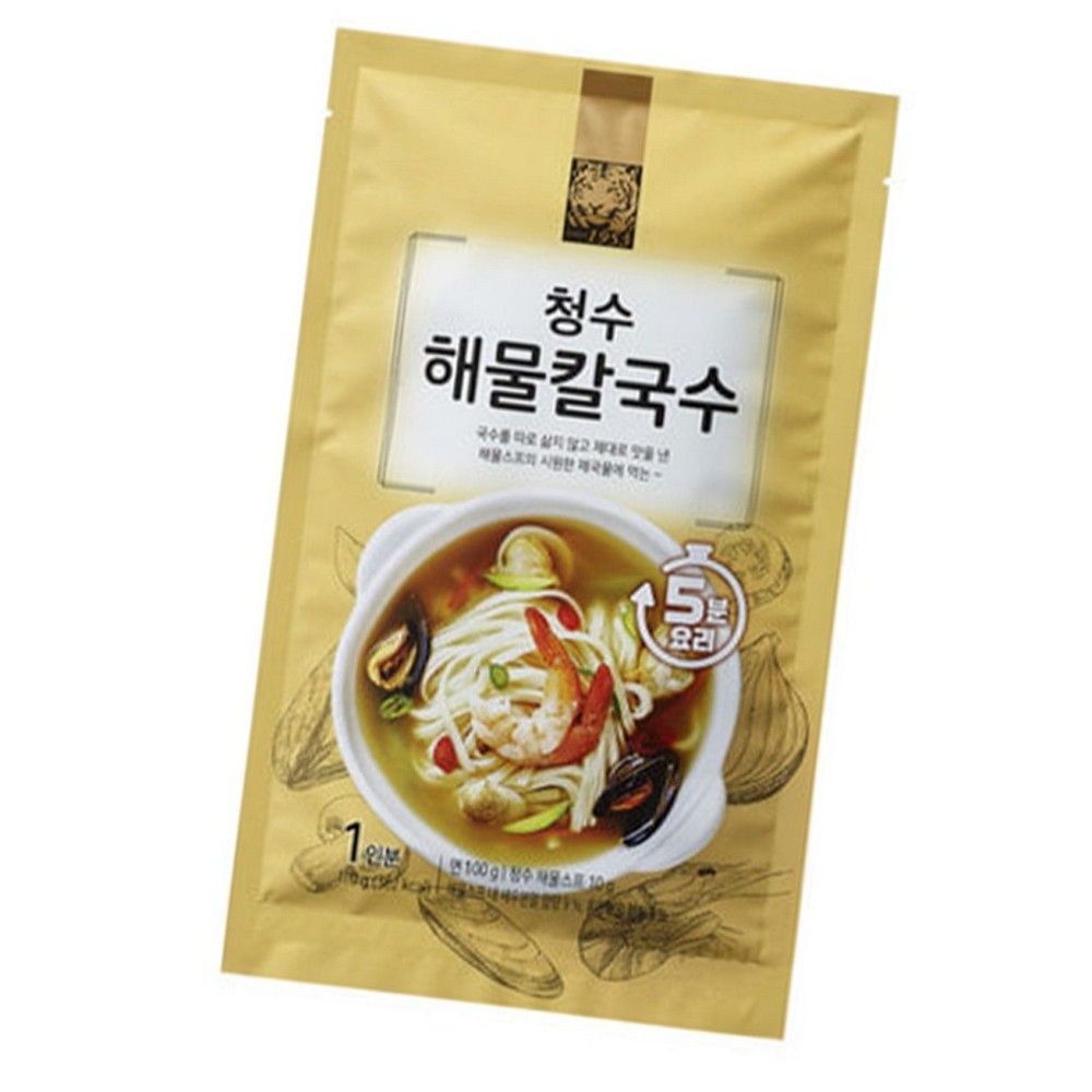 청수 해물 칼국수 1인분 110g 20개 1박스 식자재, 평점 상위 : 준 준 상회