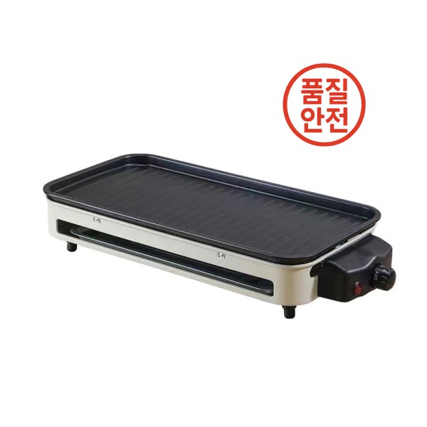 고기 그릴 붙지 않는 꼬치 철판 구이 청소하기 쉬운 가정용 다기능 팬 1500W : 효문산업