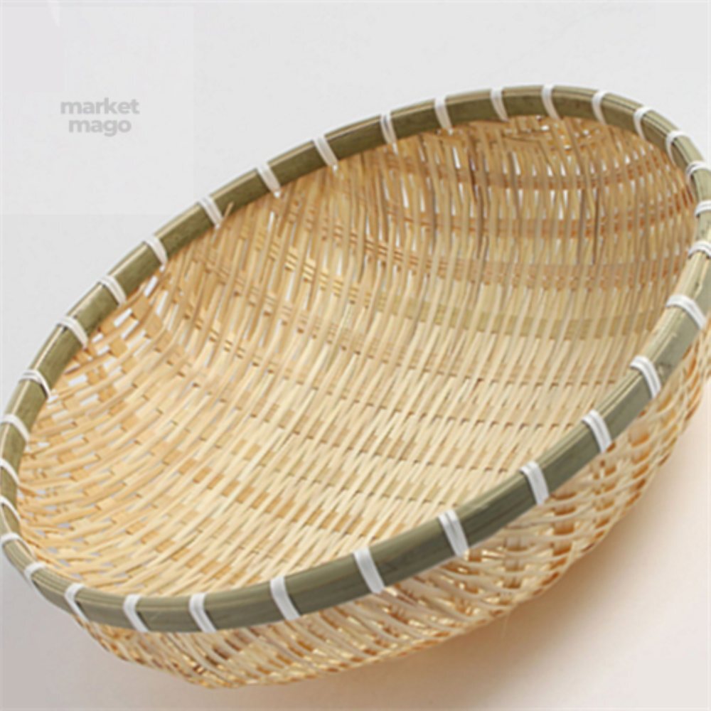 마켓마고 대나무소쿠리 36cm 채반소쿠리 죽공예 : 행복n곳간