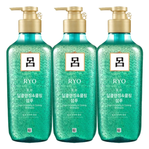려 청아 딥클렌징 쿨링 샴푸 550ml 3개 : FORURIUM