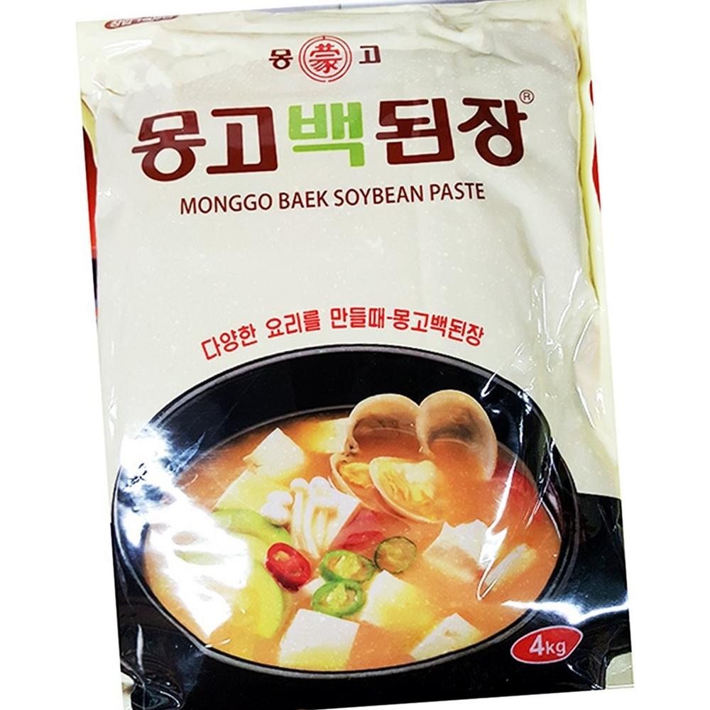 마산몽고 백된장 4kg 4개 식자재 수량 장류 요리 : 유정상회