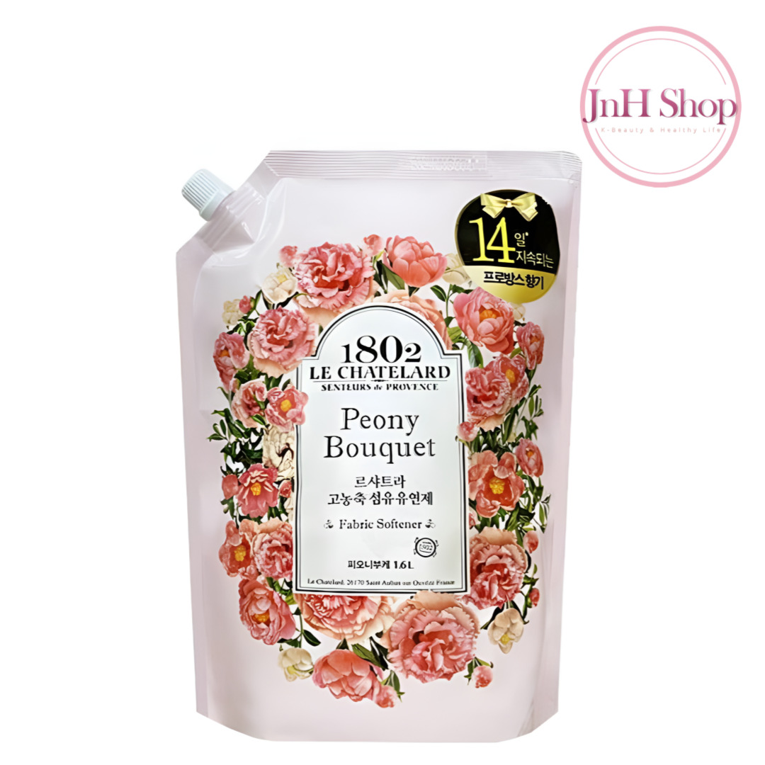 애경산업 르샤트라1802 고농축 섬유유연제 피오니부케(리필) 1600ml : JnH Shop