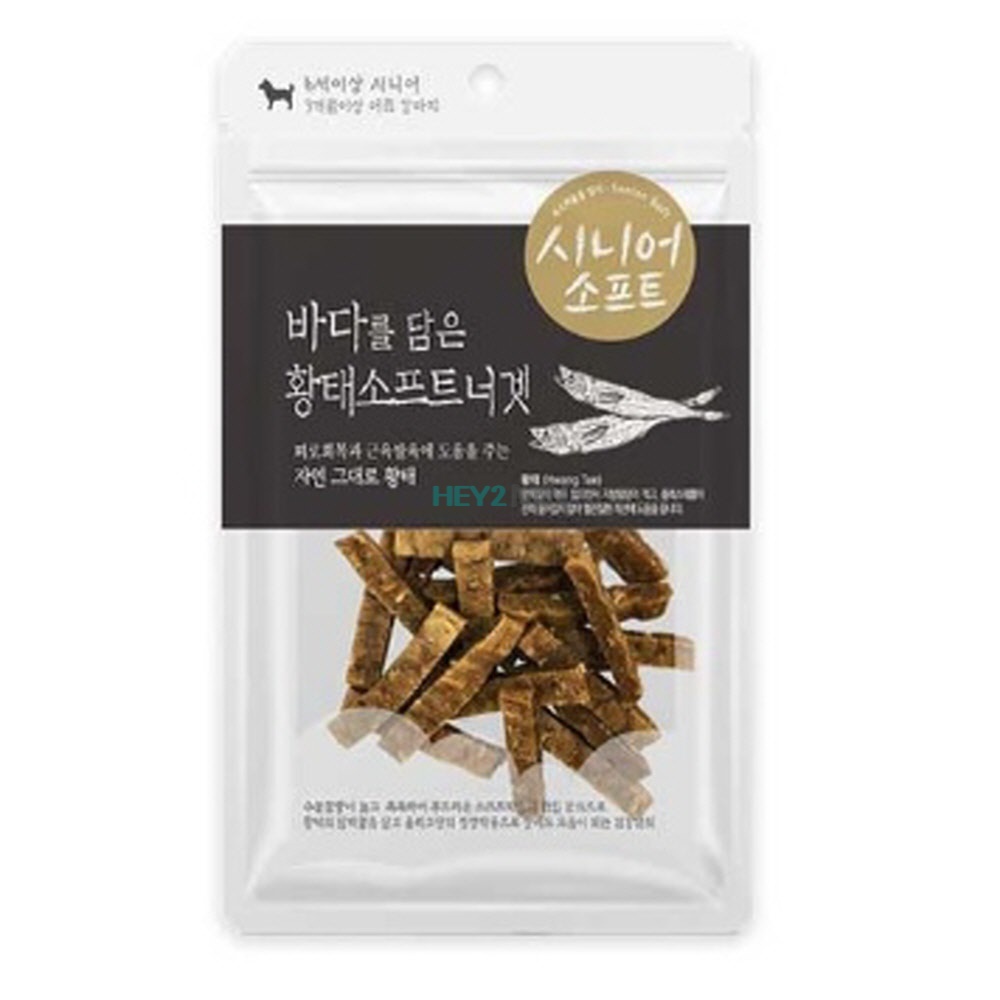 노령견용 황태소프트너겟 80g 보조제 섭취량 보조 향미 : 혜이민