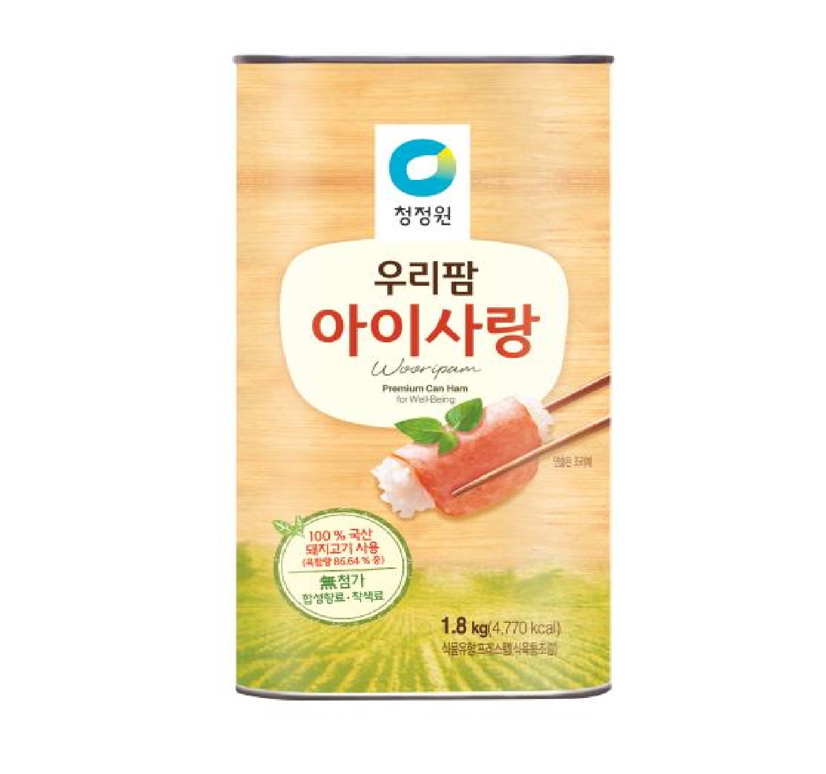 청정원 무항생제 우리팜 아이사랑 1.8kg x 6개 : 그린푸드마켓