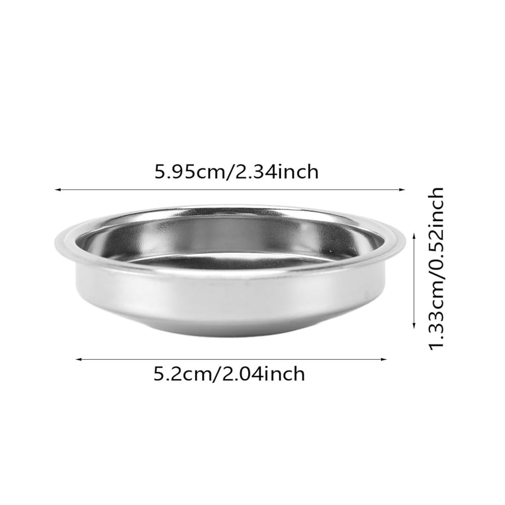스테인리스 스틸 커피 필터 바구니, 액세서리가 포함된 단층 51mm 포터 가정 및 상업용으로 다용도로 사용 가능 : 데이브릿지샵