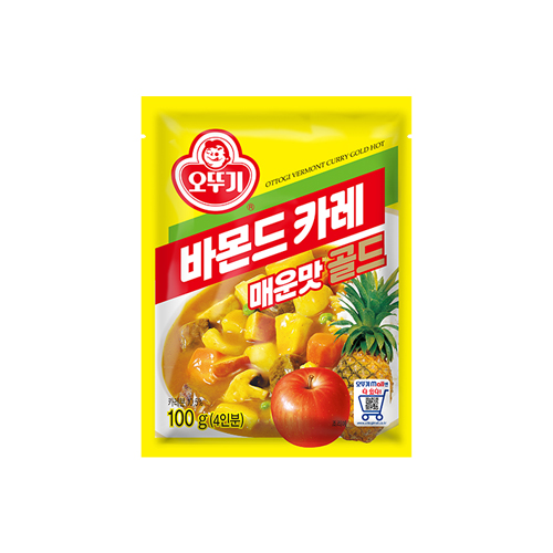 오뚜기 분말 카레 약간매운맛 100g : 두배로마트