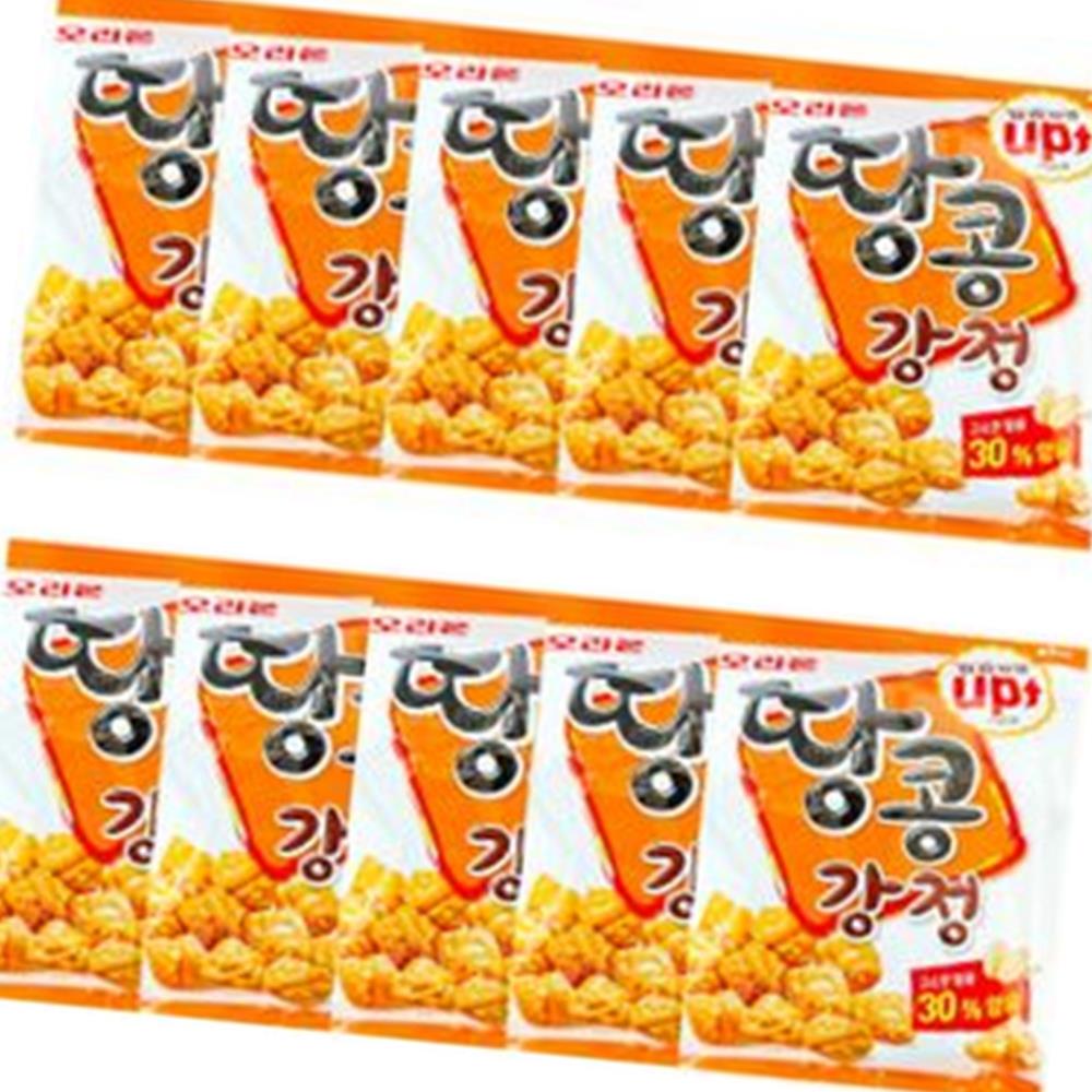 땅콩강정 80g 10개 전통과자 간식 단맛 아이간식 식자재 : 식자재 더하기