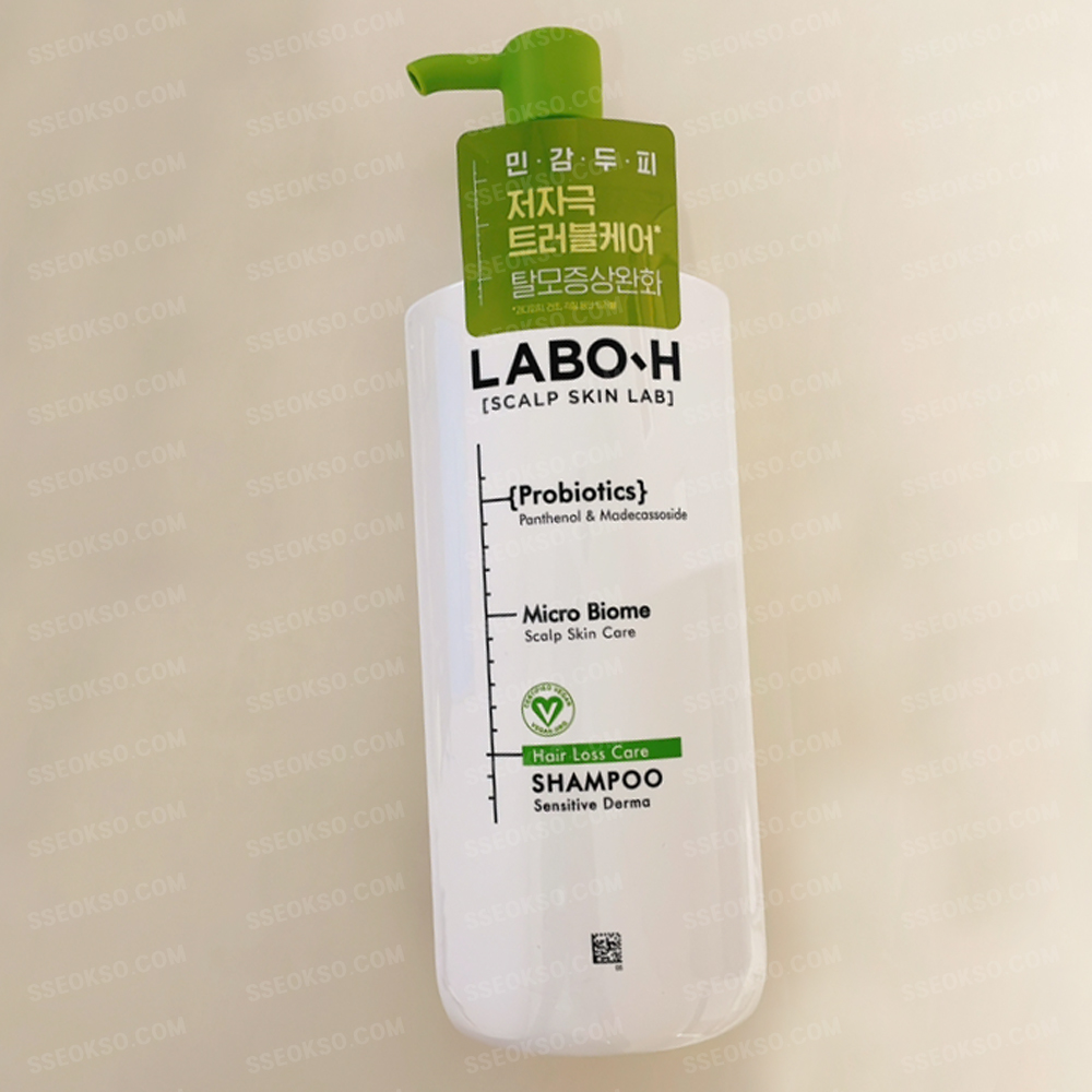 라보에이치 저자극 민감더마 탈모증상 완화 샴푸 400ml : MOMOBOX
