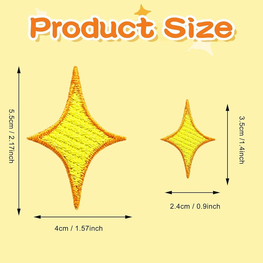 30Pcs 아이언 스타 패치 믹스 사이즈 자수 애플리크 백팩 모자 재킷 의류 청바지 DIY 공예 장식용 바느질 097T1 : 디 이스트 룸