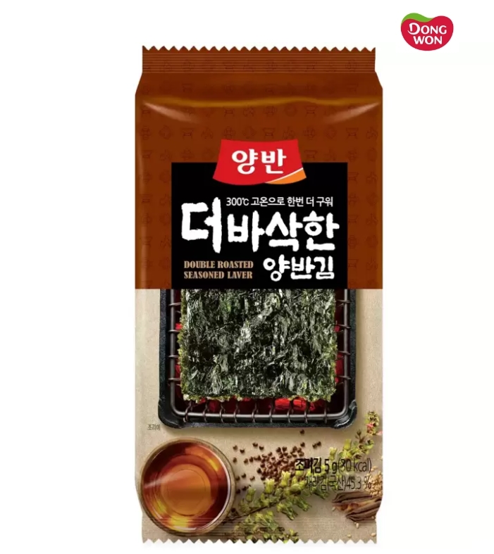 동원 더 바삭한 양반김 5g x 60봉 : 풍연마켓