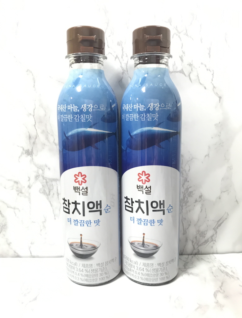 백설 참치액 순 더 깔끔한 맛 500g 2개 국 탕 액젓 : 올리빙쇼핑