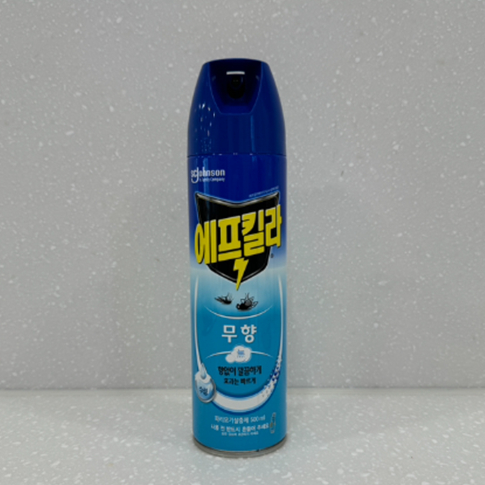엘지생활건강 에프킬라 무향 수성 에어졸 500ml 3개 : 09SUPER