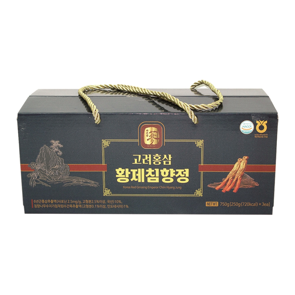 (도현종합유통) 대한홍삼주식회사 고려홍삼 황제침향정 (250gx3병) : 구매만족스토어