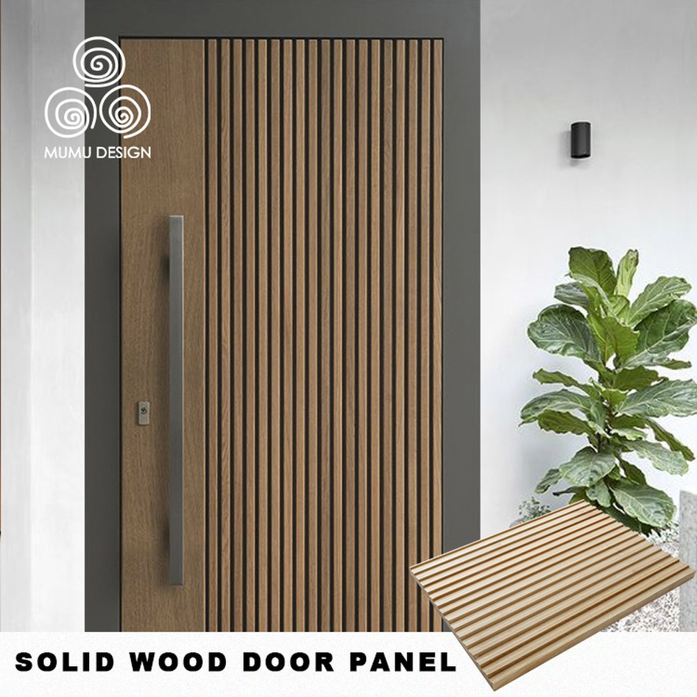 MUMU 나무 문 심플한 디자인 페인트 목재 단단한 나무 패널 집 빌라에 대한 내부 : EASY DESIGN