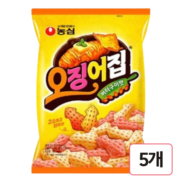 농심 오징어집 78g x 5개 과자 간식 : 데이월드