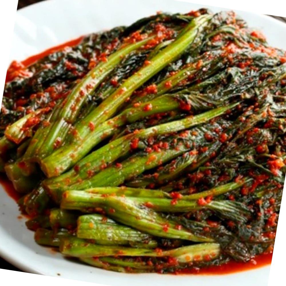 여수 갓김치 1kg 아삭한 전라도 돌산갓 반찬 식자재 : 아보하웰리스