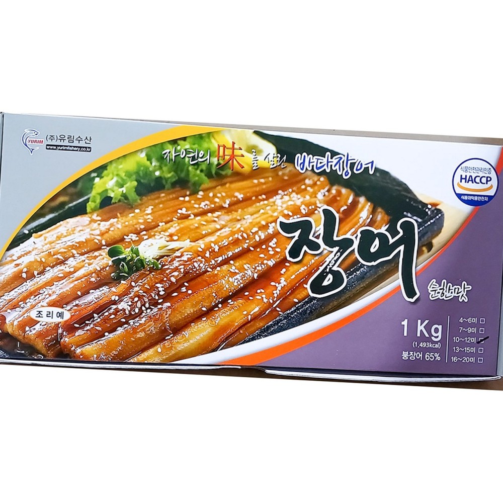양념장어구이 유림수산 냉동 1K X10 식자재 업소용 대용량 : 지구본식품