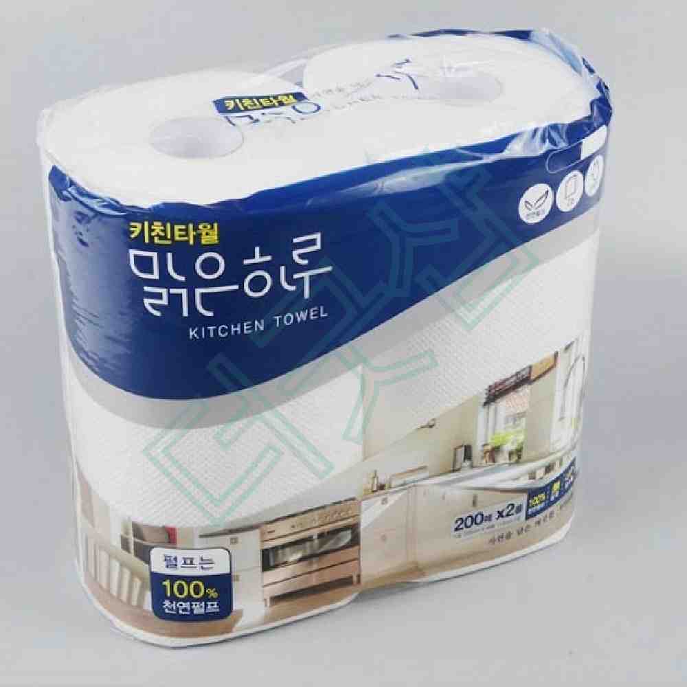 더굿샵 키친타월 200매 2p 키친페이퍼 치킨타월 : THE GOOD SHOP