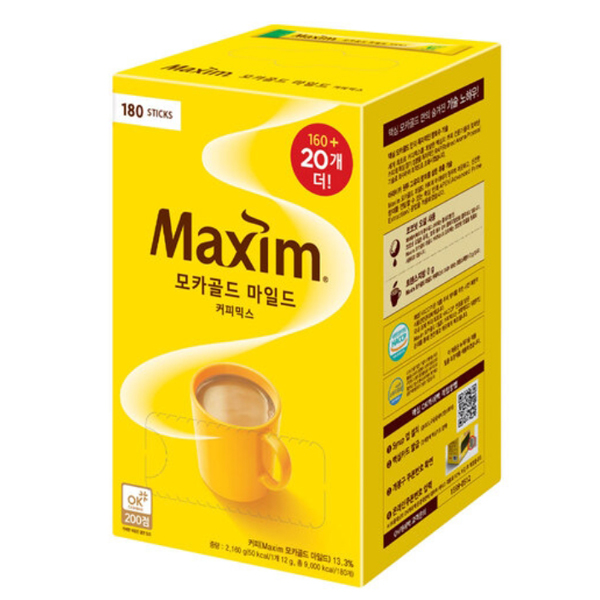 맥심 모카골드 마일드 160T + 20T : 더커피 주식회사