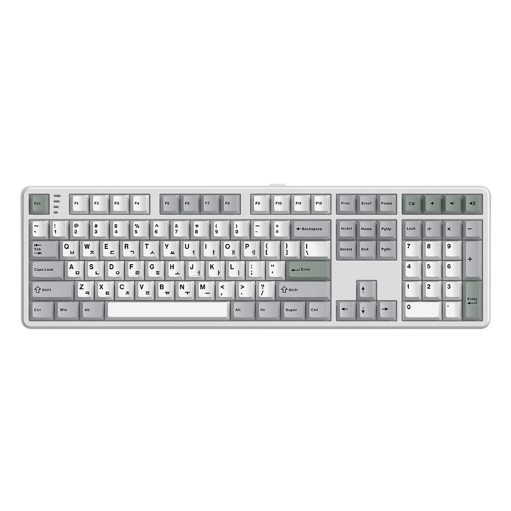 GK798PRO 3모드 폼떡 가스켓 기계식키보드 메탈 화이트, 문라이트 도독, 35g : 한성컴퓨터
