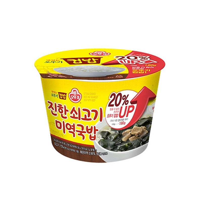 오뚜기 컵밥 20%증량 진한쇠고기미역국밥 외 87종 : MIDSHOP