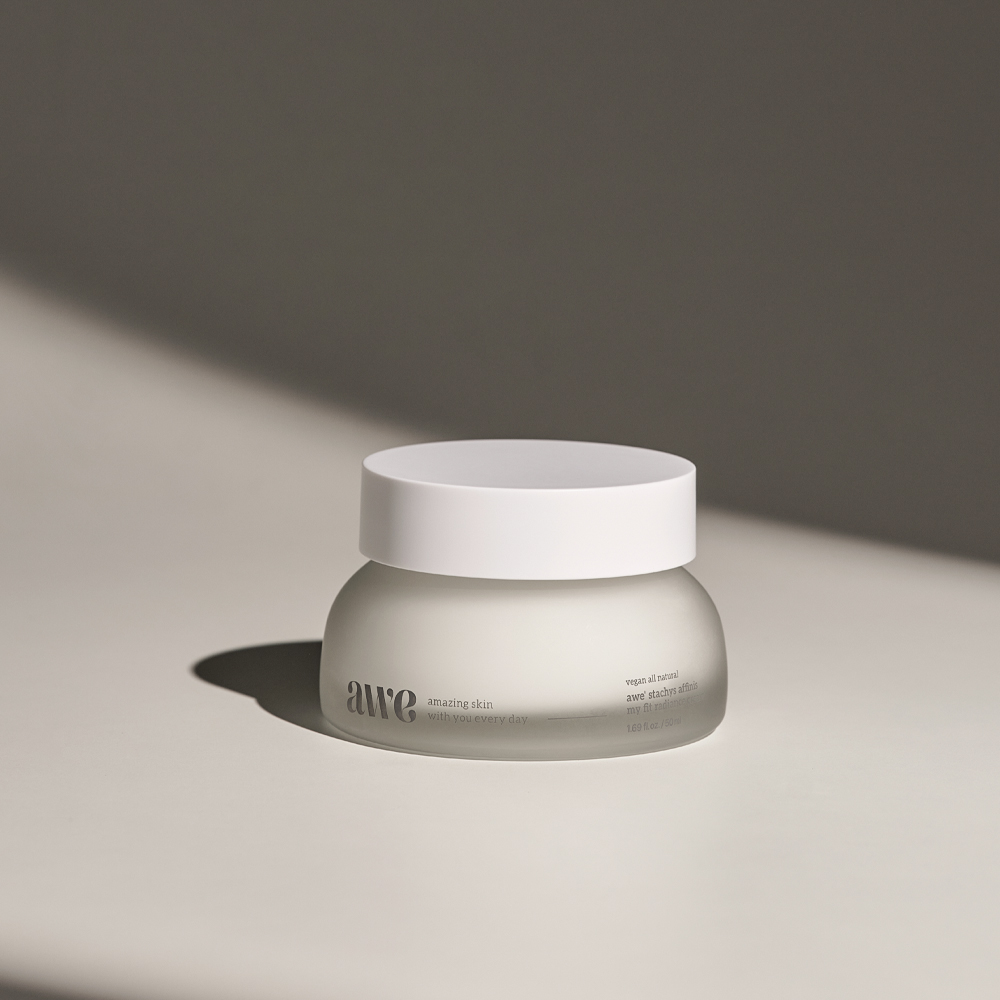 [에이더블유이] 오 초석잠 마이 핏 래디언스 크림 50ml 저자극 비건 화장품 : awe