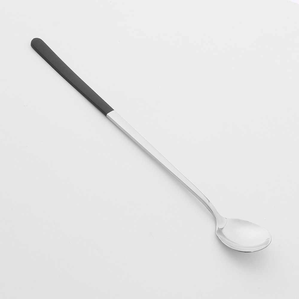 굿포머스 컬러 롱 티스푼 23.5cm (블랙) 스텐수저 머들러 스텐용품 : 굿포머스