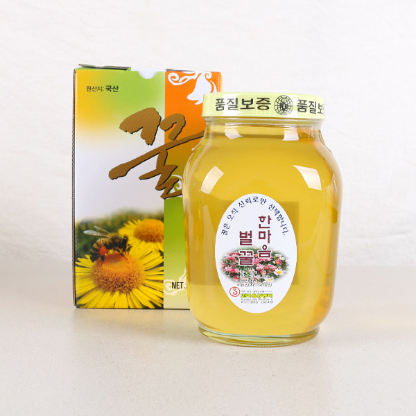 무주구천동 국내산 아카시아꿀 2.4kg ~~SALE! : 에코한마음