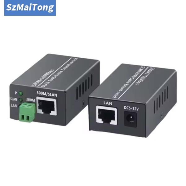 연선 연장기 미디어 변환기 300m를 통한 이더넷 HD 네트워크 IP 카메라용 RJ45 Cat5/6 케이블 : 에프허브
