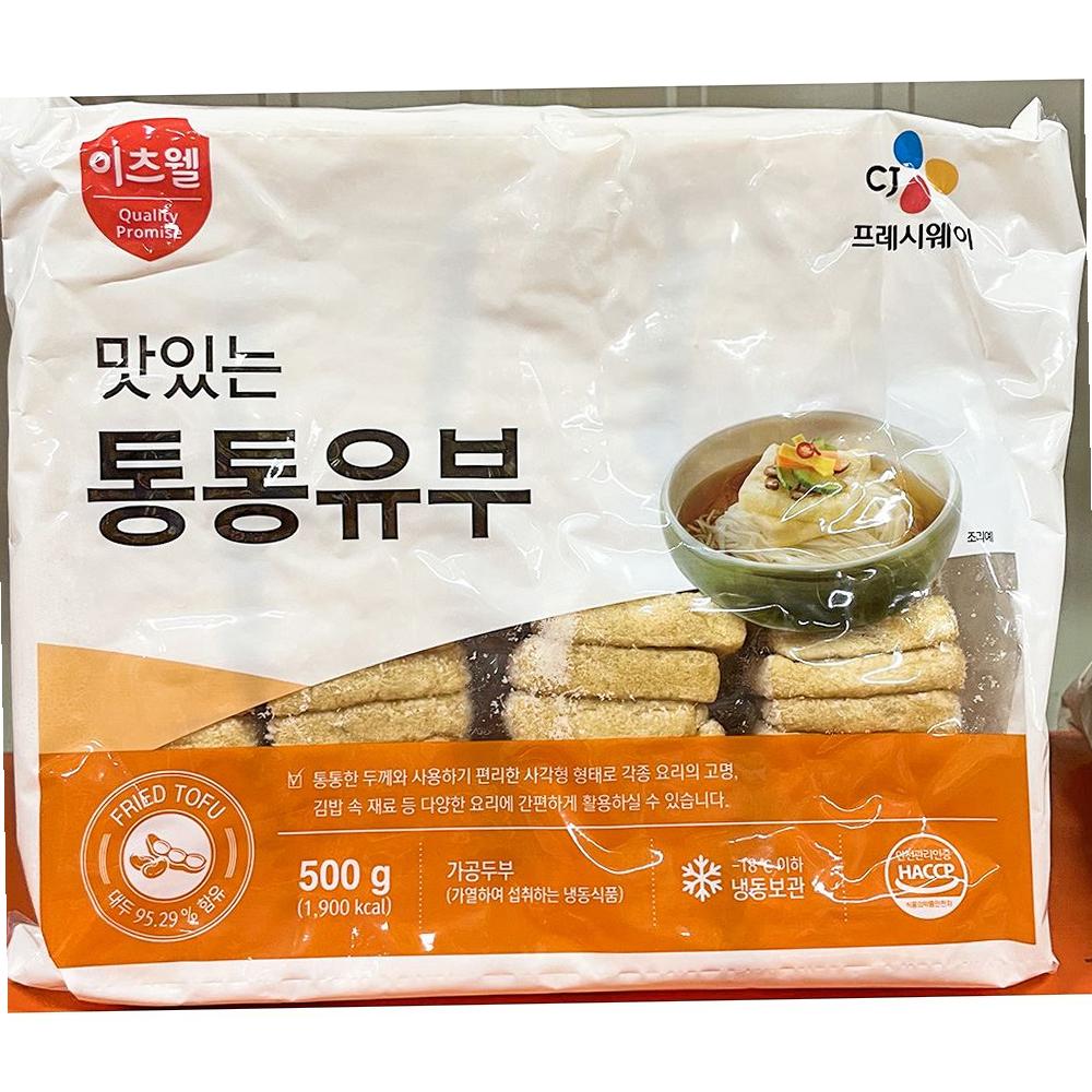 이츠웰 통통유부 냉동 500g 두부 : 유정상회