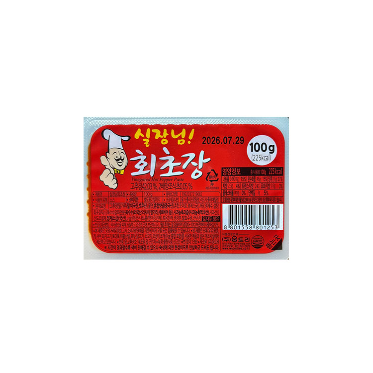 움트리 실장님 회초장100g : 유금에프앤비