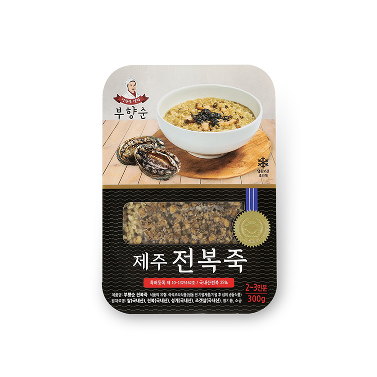 부향순 제주 전복죽 (300g/2-3인분/냉동) : 제주로컬푸드마켓