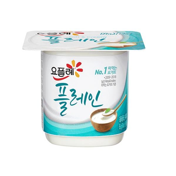 빙그레 요플레 플레인 요거트 85ml, 24개 : Together 유진상사