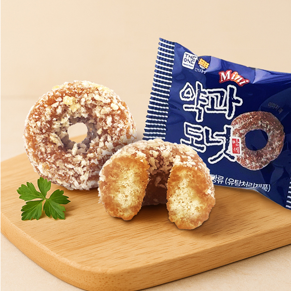 [더원] 미니 약과 도넛 1박스 (18g x 20봉) 쫀득한 한입간식 디저트추천 : 주식회사 더원몰