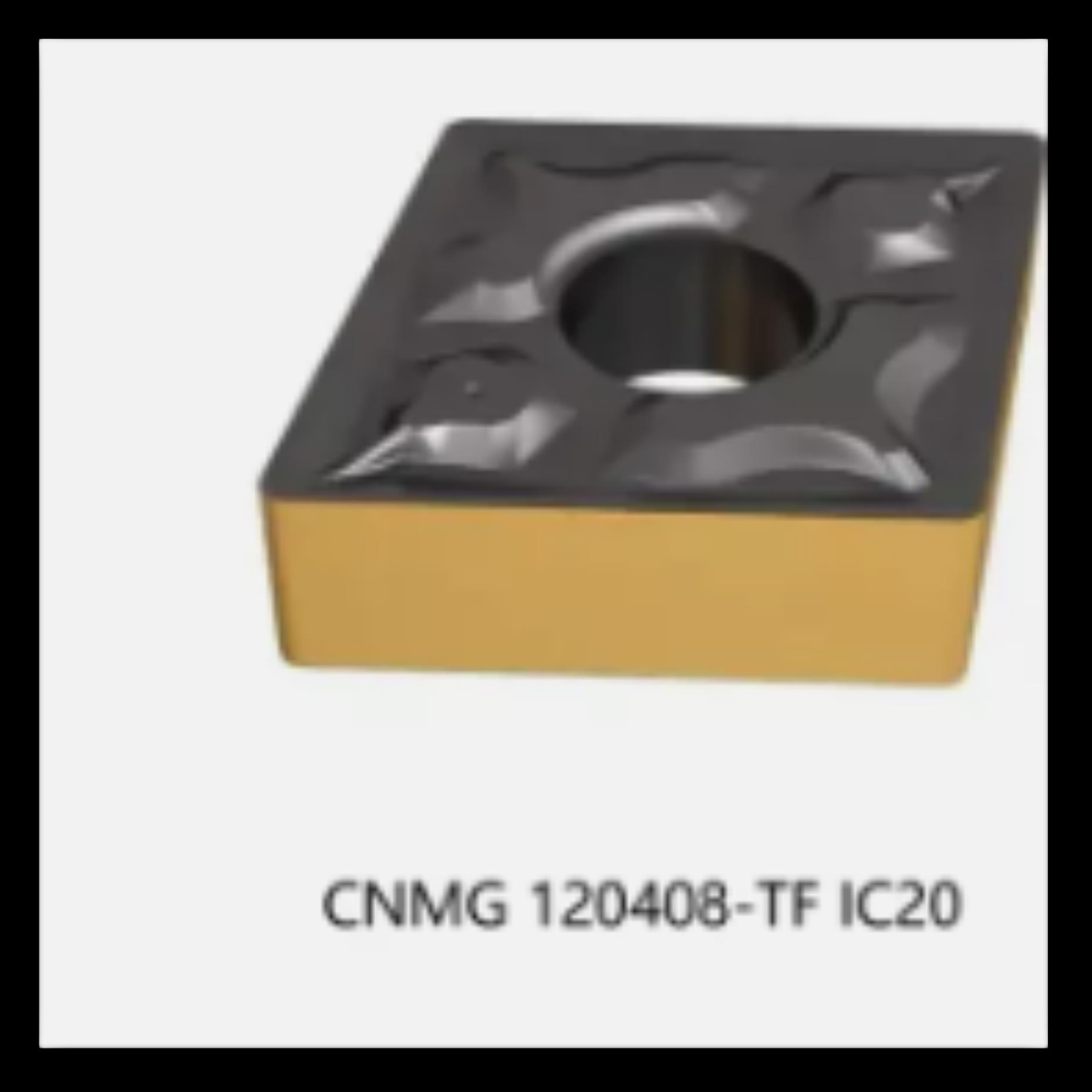 정품 10개 카바이드 인서트 CNMG 120408 -TF IC20 : 송하유통2429