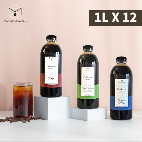 [해썹] 더치커피스토리 콜드브루원액 더치커피 1000ml  12개들이 박스할인상품 : 더치커피스토리