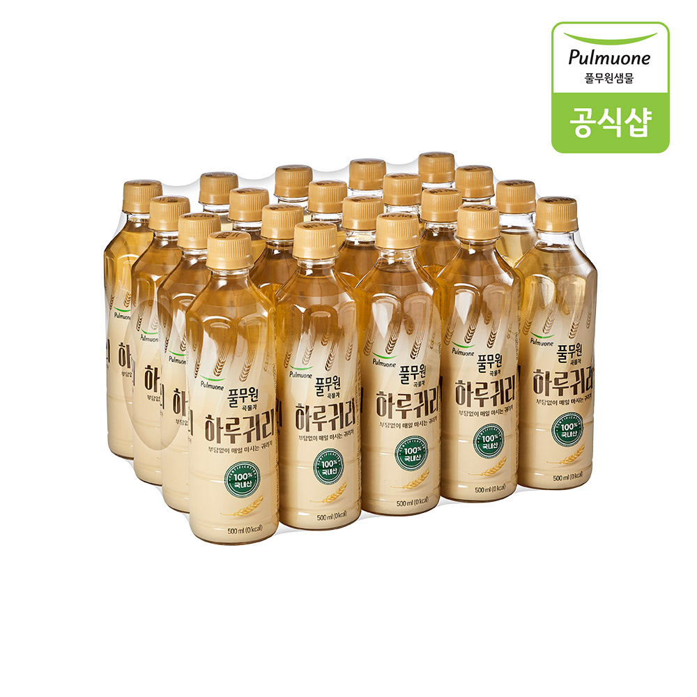 [슈퍼적립] 풀무원 하루귀리 500ml 20병 : 풀무원샘물