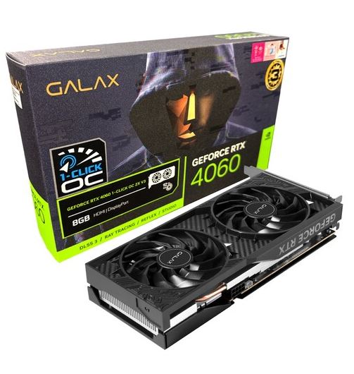 갤럭시 GALAX 지포스 RTX 4060 2X OC V3 D6 8GB : 와이드진컴