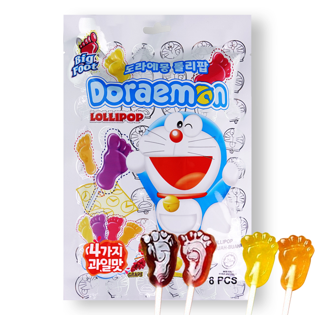 도랑메옹 롤리팝 발바닥 사탕 과일맛 : 소다생활건강