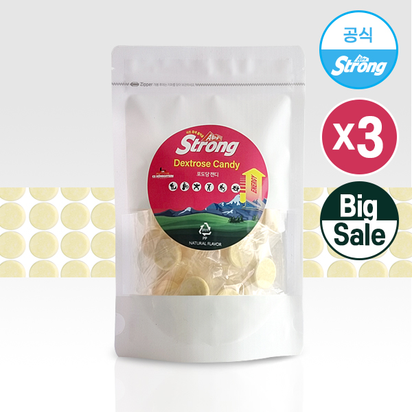 특가 할인 마지막 물량 알프스스트롱 포도당 캔디 dextrose 개별포장 사탕 150정 : 하이델코리아