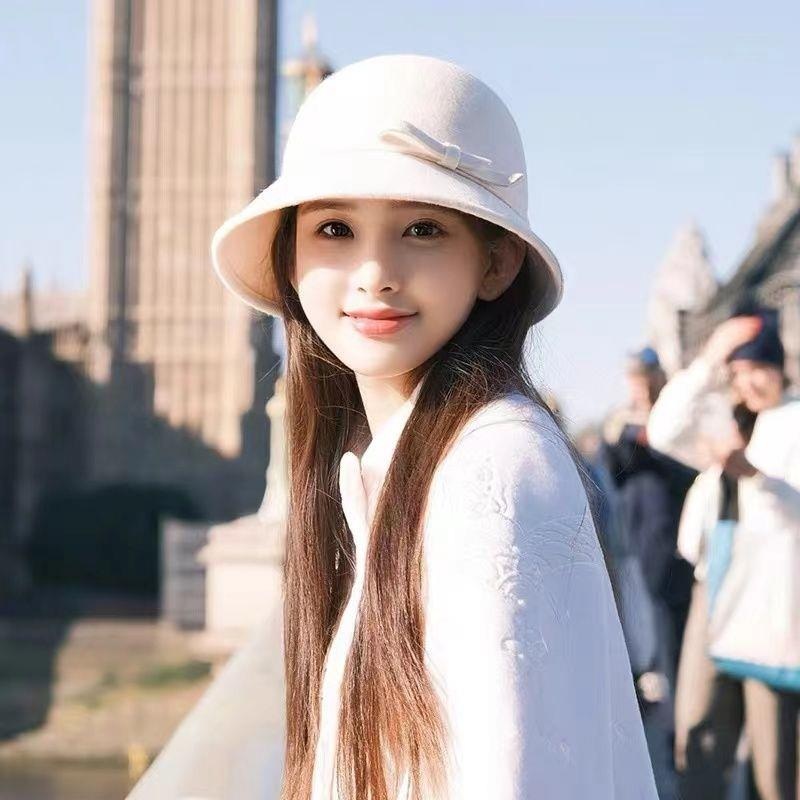 유학을 위한 모자!! 하얼빈 여행용 보온 장비 어부 모자 모직 모자 흰색 달빛 모자 : jsmarket
