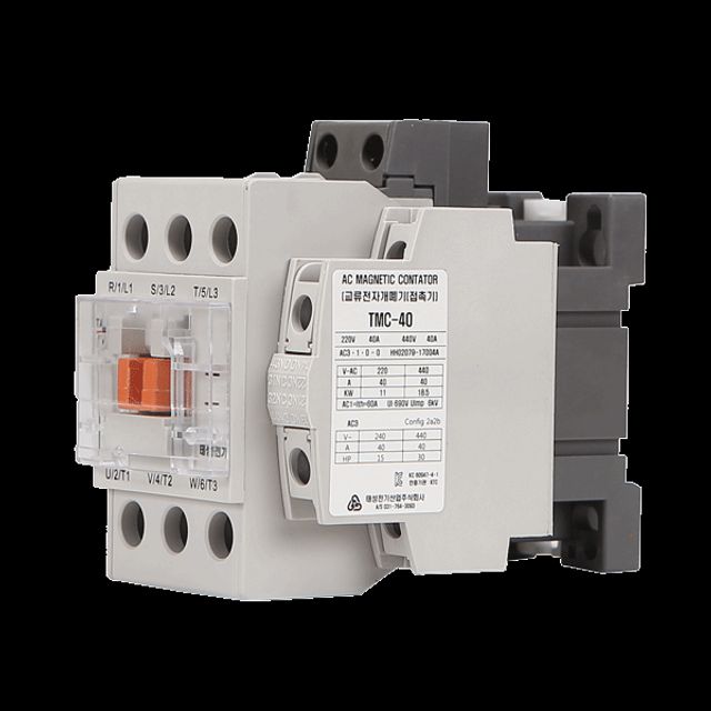 태성 전자접촉기 TMC-40 AC 220V 2A2B 소모품 자재 파츠 : 유비애드