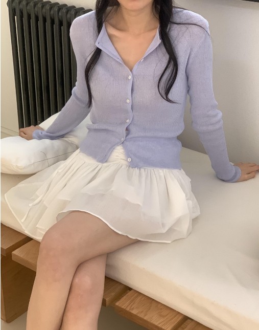 이너프 소이 린넨 가디건 (5Color) 여름 가디건 플러터 : 에브리띵모어