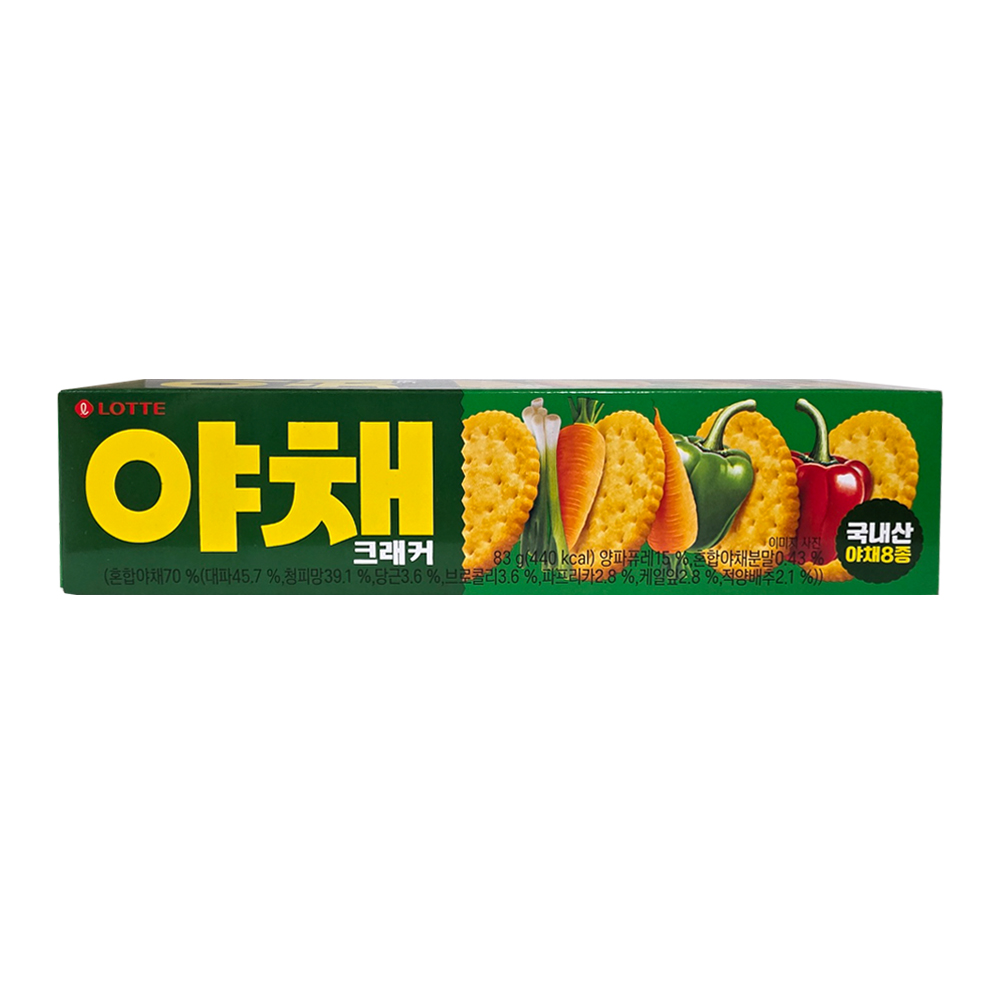 롯데웰푸드 야채크래커 83g : 늘푸른테크