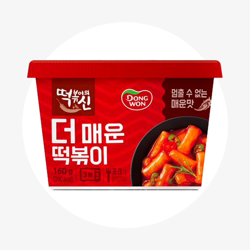 동원 떡볶이의 신 컵떡볶이 더 매운, 160g, 1개 : 가자스토어