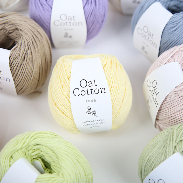 [앵콜스made] 오트코튼 Oat Cotton : 앵콜스 뜨개실