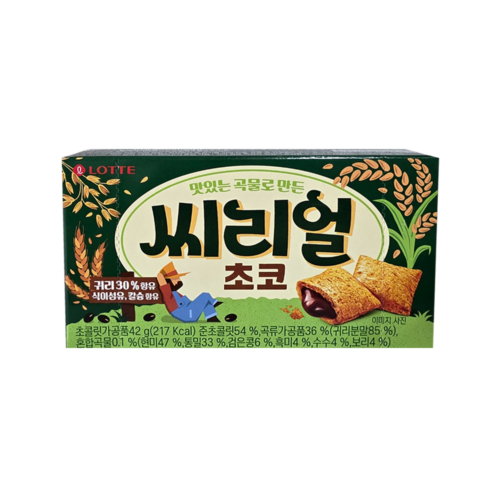 롯데웰푸드 씨리얼 초코 42g : 늘푸른테크