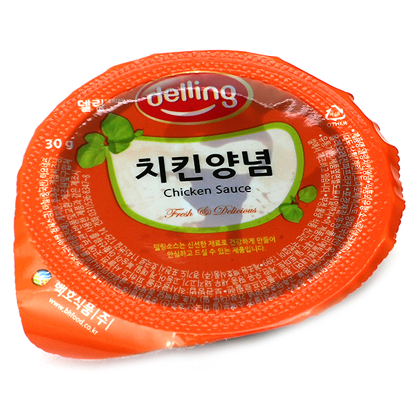 델링 일회용 치킨양념소스 한박스(30g x 100ea) : 푸드올마켓